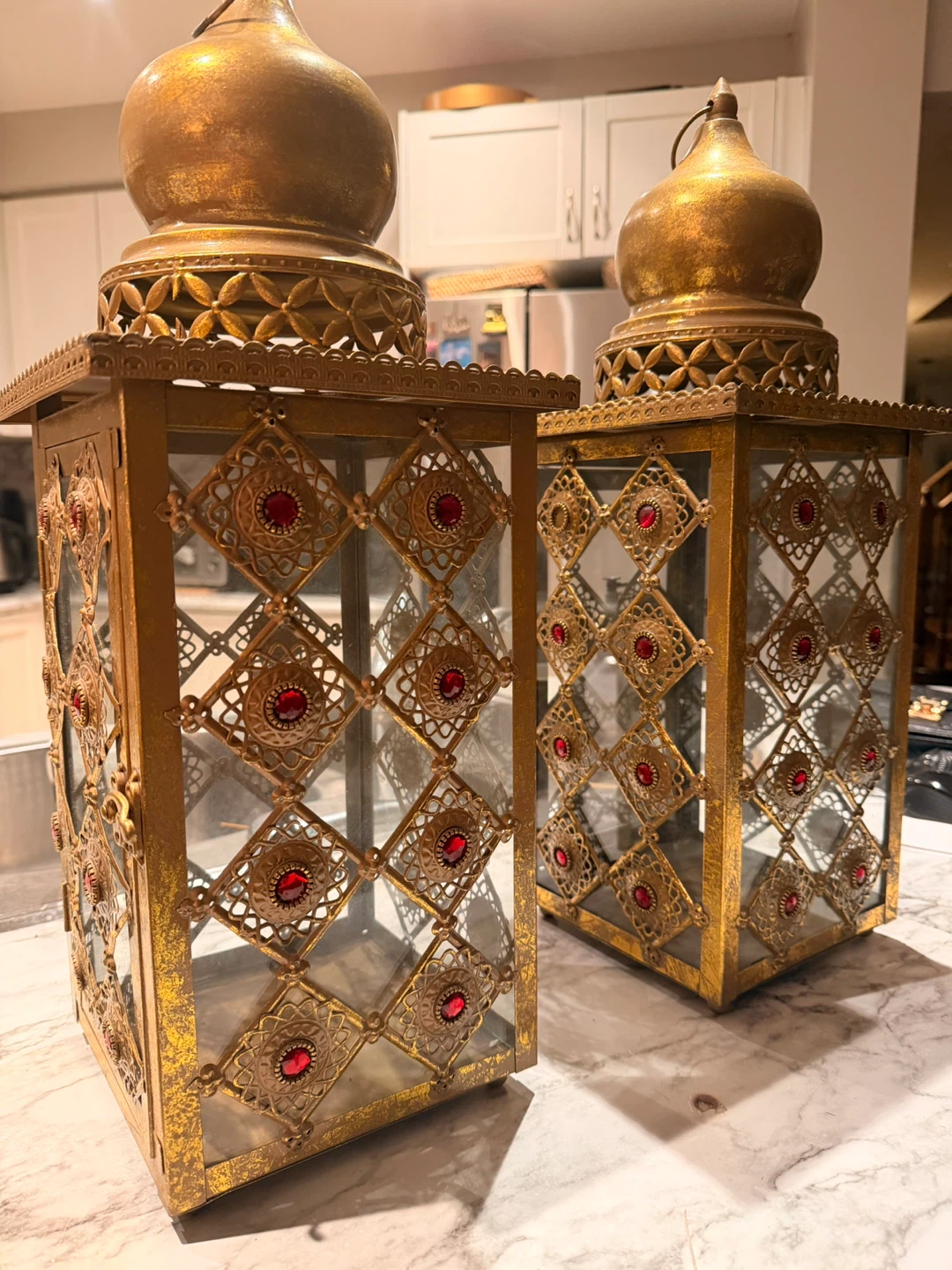 Gold Moroccan Lantern