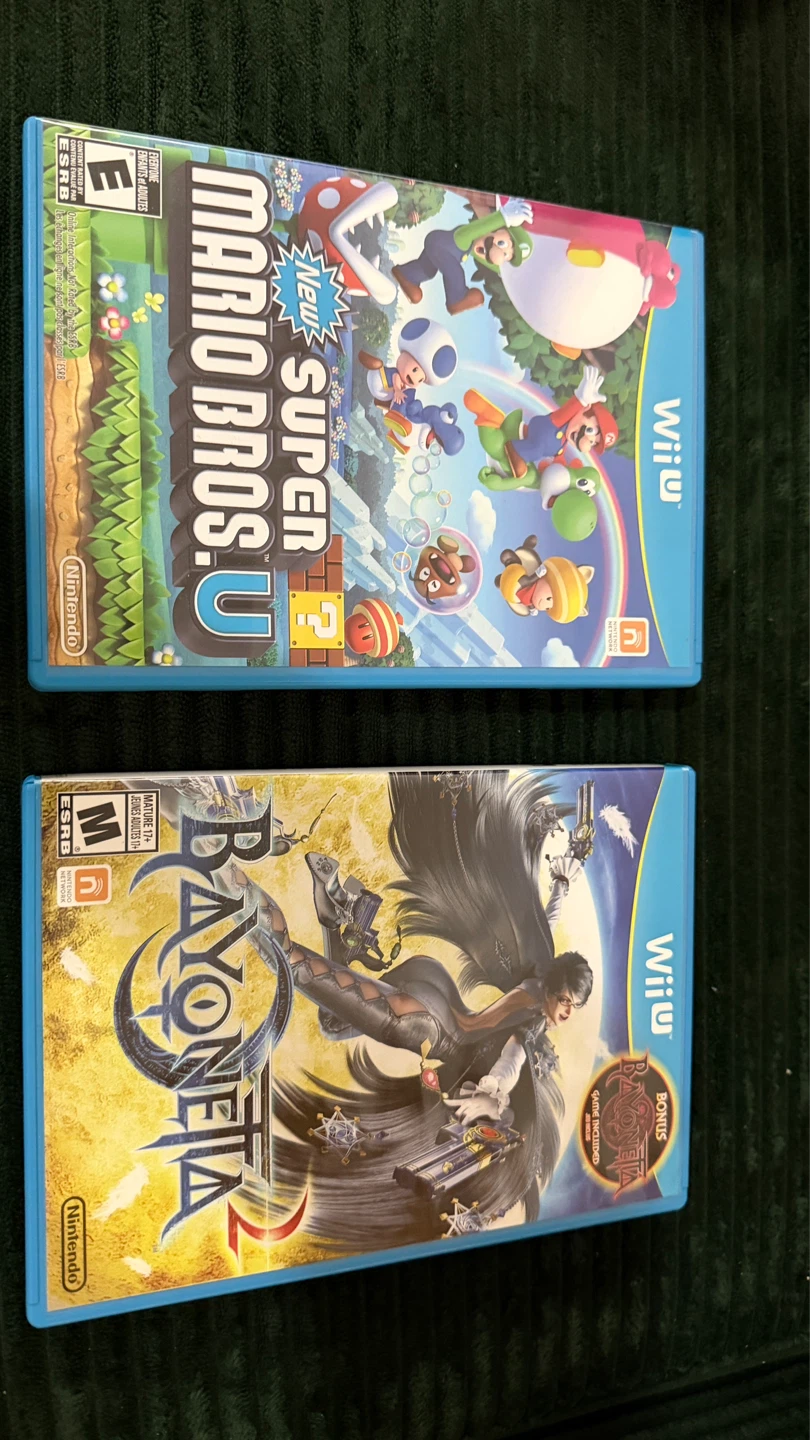 Nintendo Wii U Games: New Super Mario Bros. U & Bayonetta 2