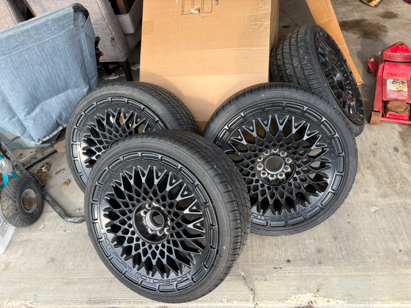 LHR-M Rotiform rims with Bridgestone Potenza tires - photo 2