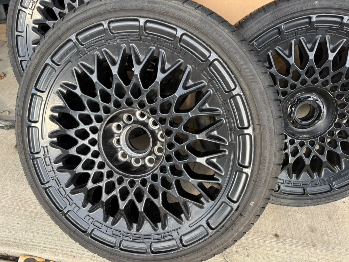 LHR-M Rotiform rims with Bridgestone Potenza tires - photo 3
