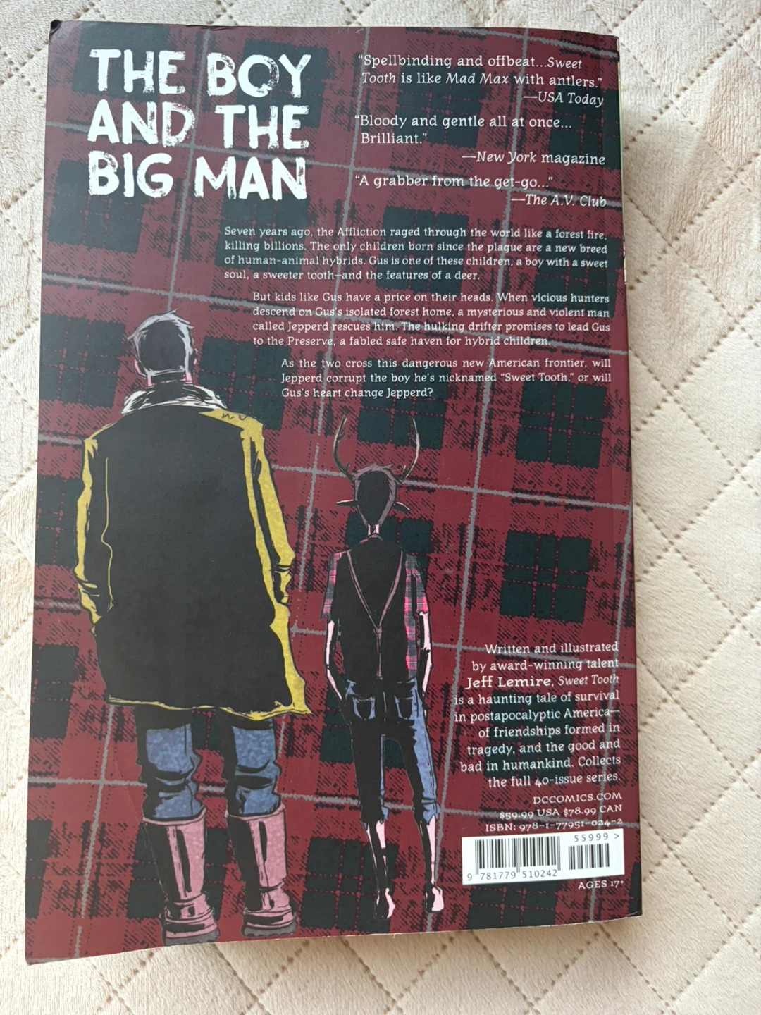 Jeff Lemire Sweet Tooth Compendium DC Black Label Graphic Novel - photo 2