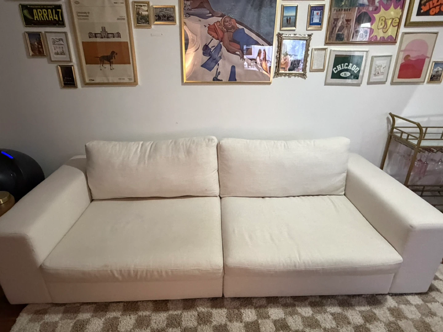 White Sectional