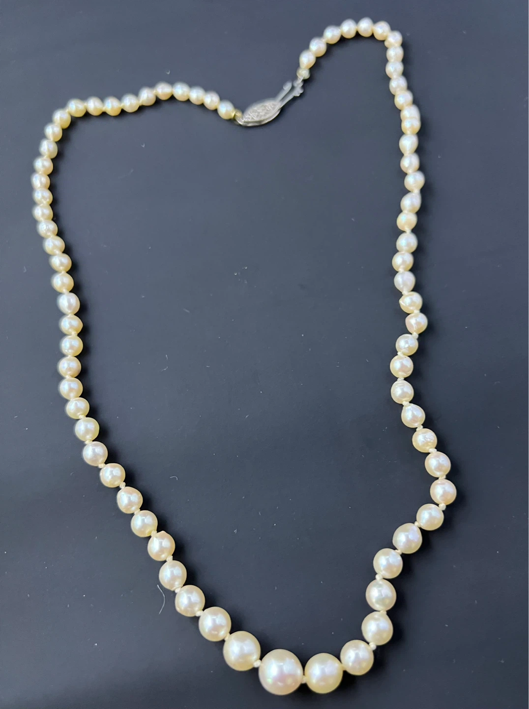 Vintage Graduated Pearl Necklace - photo 5