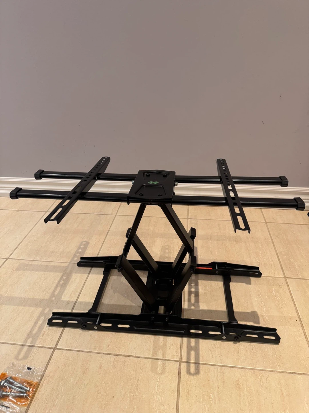 Black Full Motion TV Wall Mount