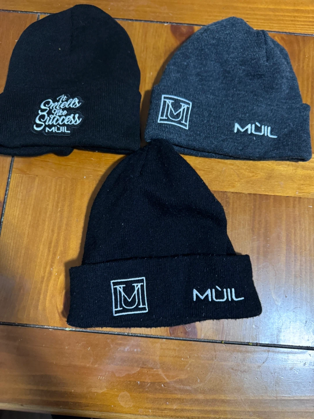 NEW MÜIL Hats  (Set of 3) $15 Each or 3 for $40