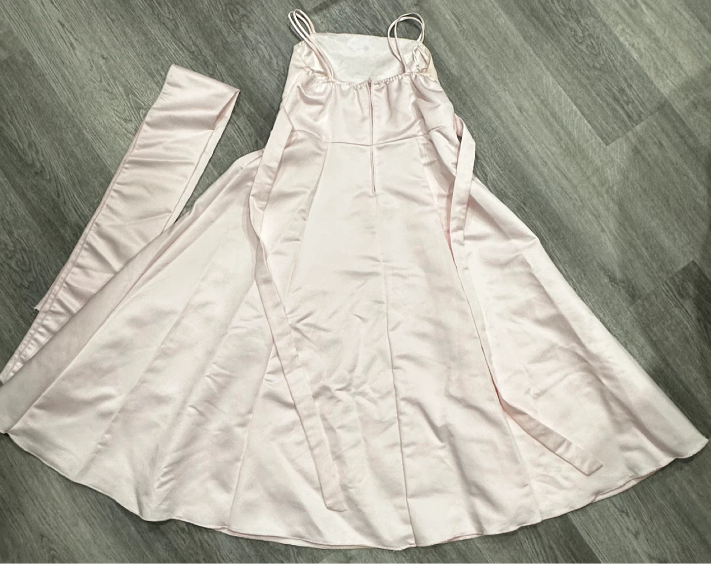 Pink Formal Dress with Sash - photo 2