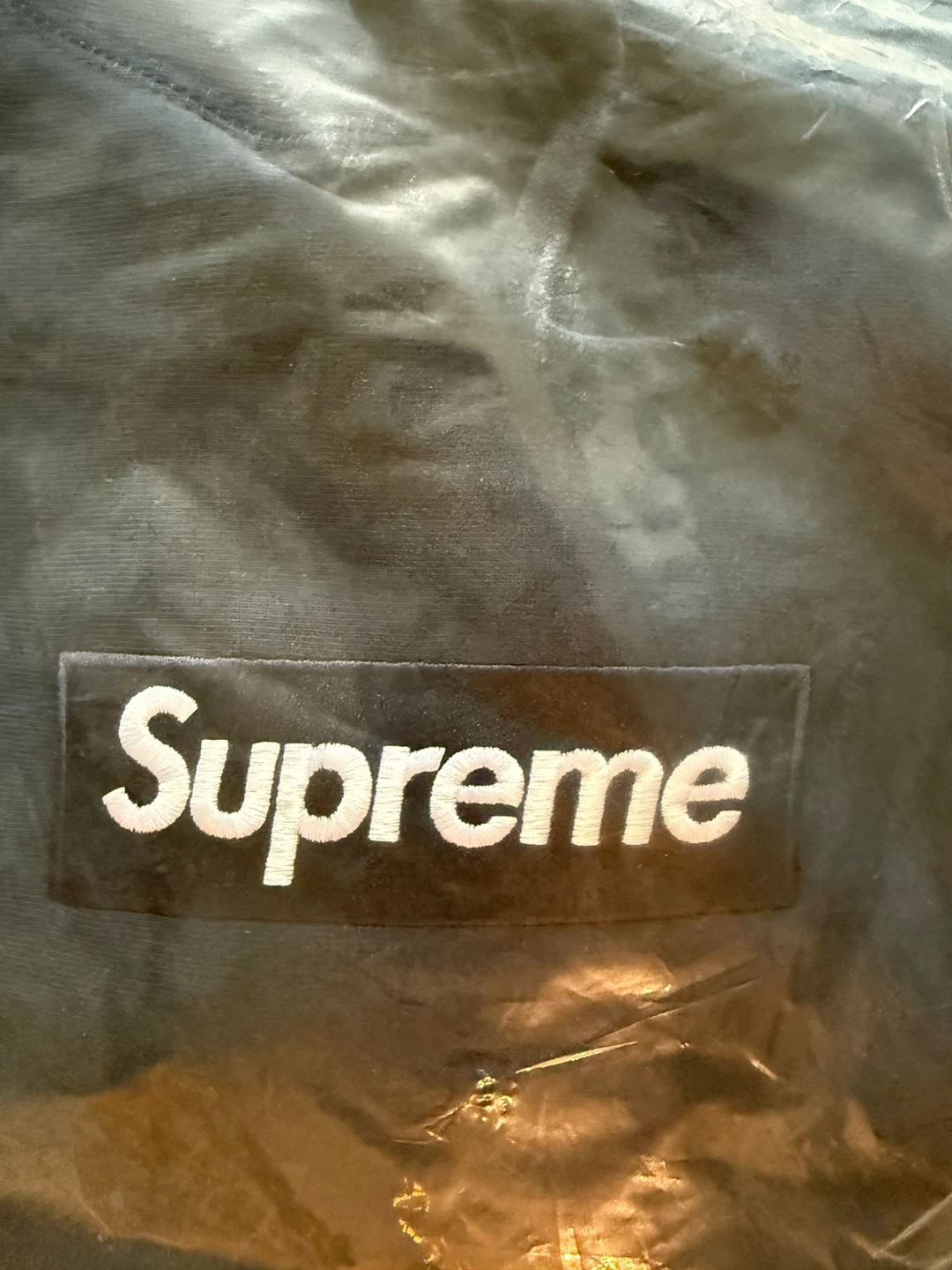 Supreme Box Logo Hooded Sweatshirt Navy M - photo 2