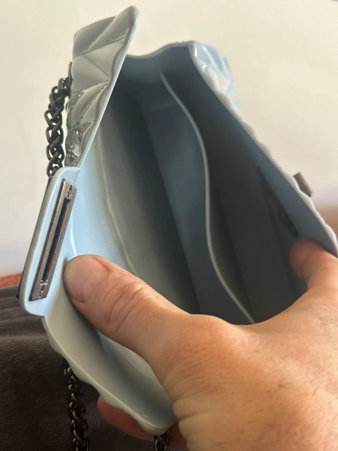 MINISO Silicon Molded Mini Chain Flap Bag - photo 5