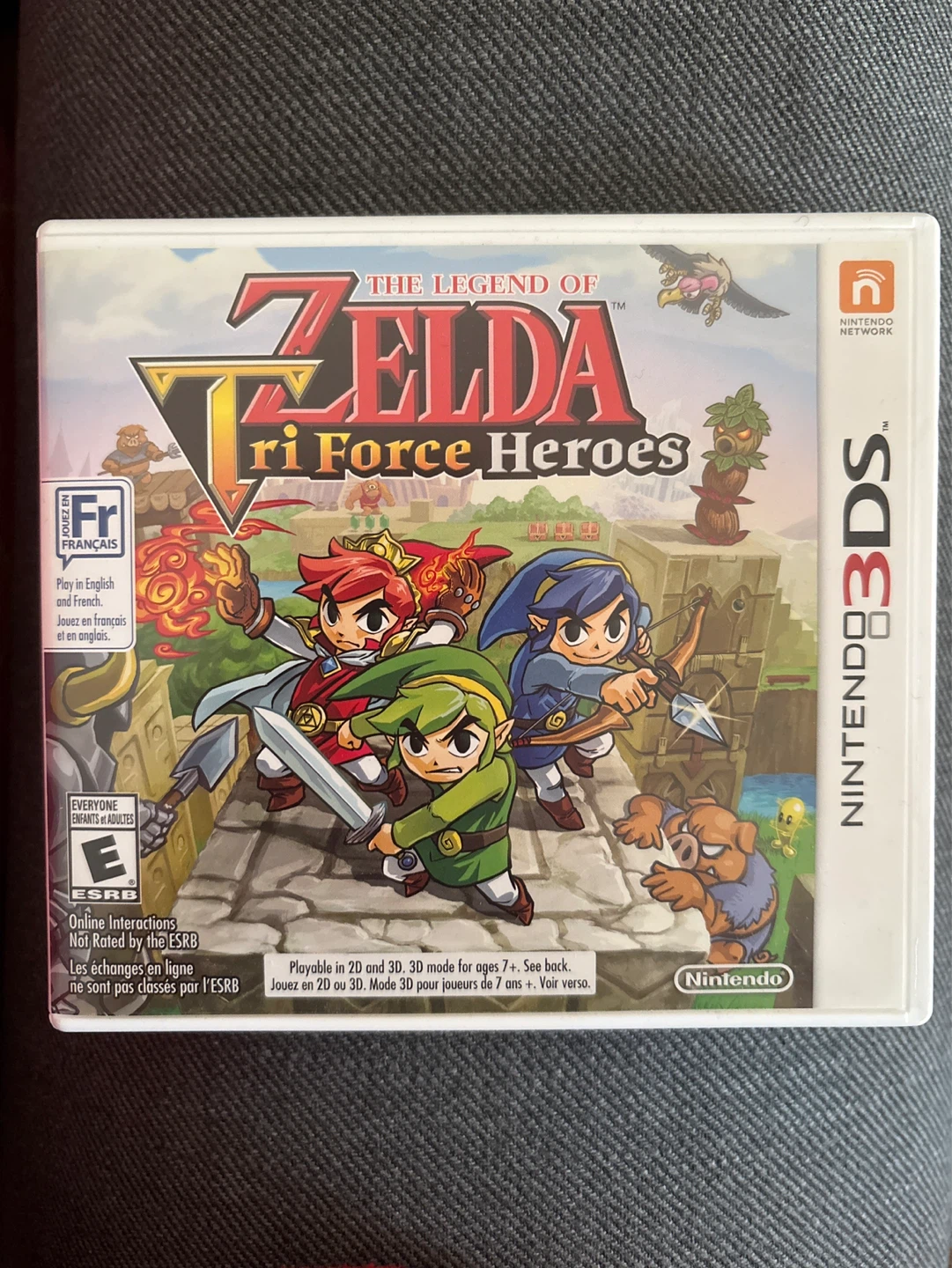 The Legend of Zelda Tri Force Heroes Nintendo 3DS Game