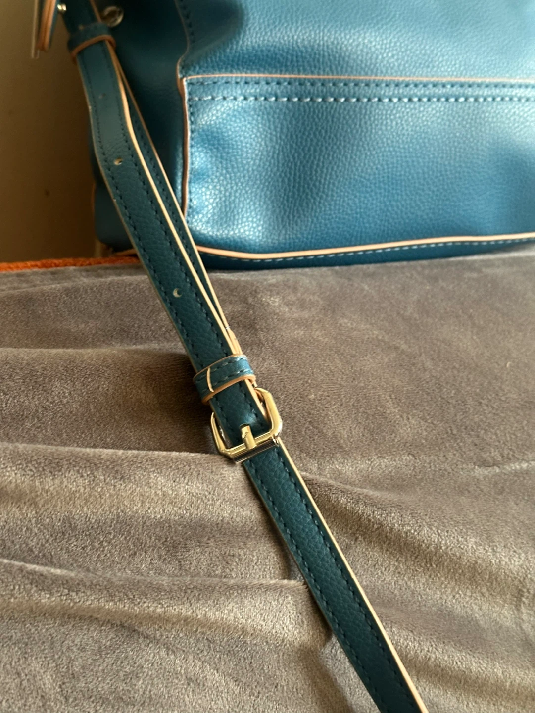Anne Klein Blue textured Satchel - photo 4
