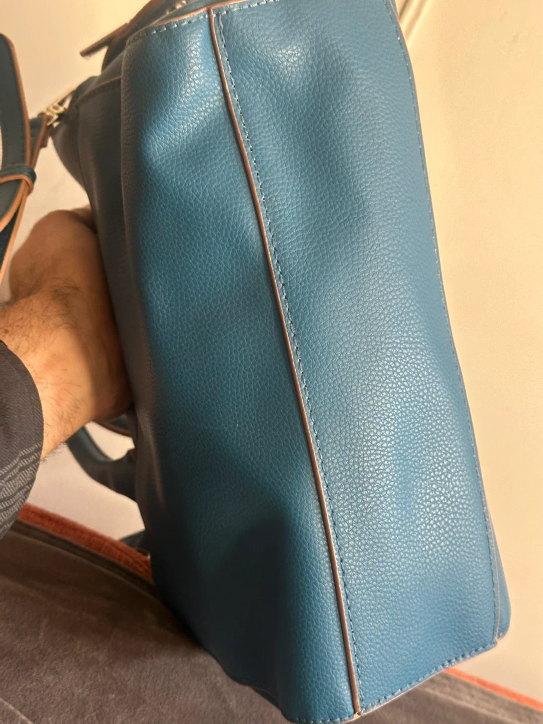 Anne Klein Blue textured Satchel - photo 5
