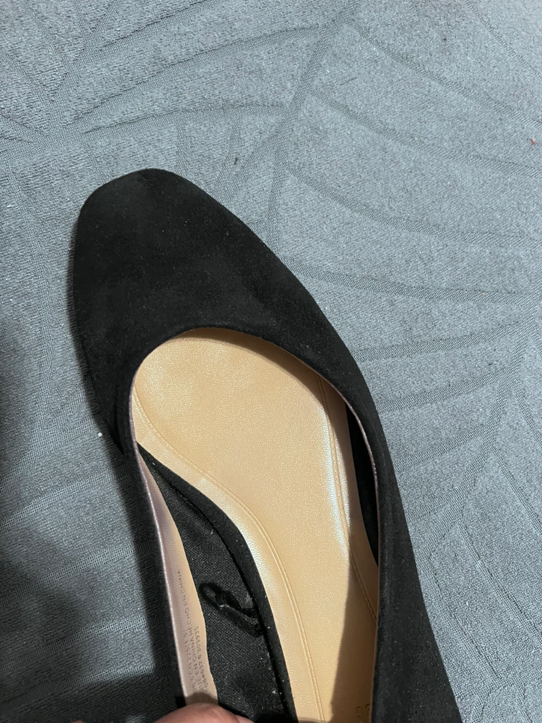 H&M Black Suede Ballet Flats - photo 3