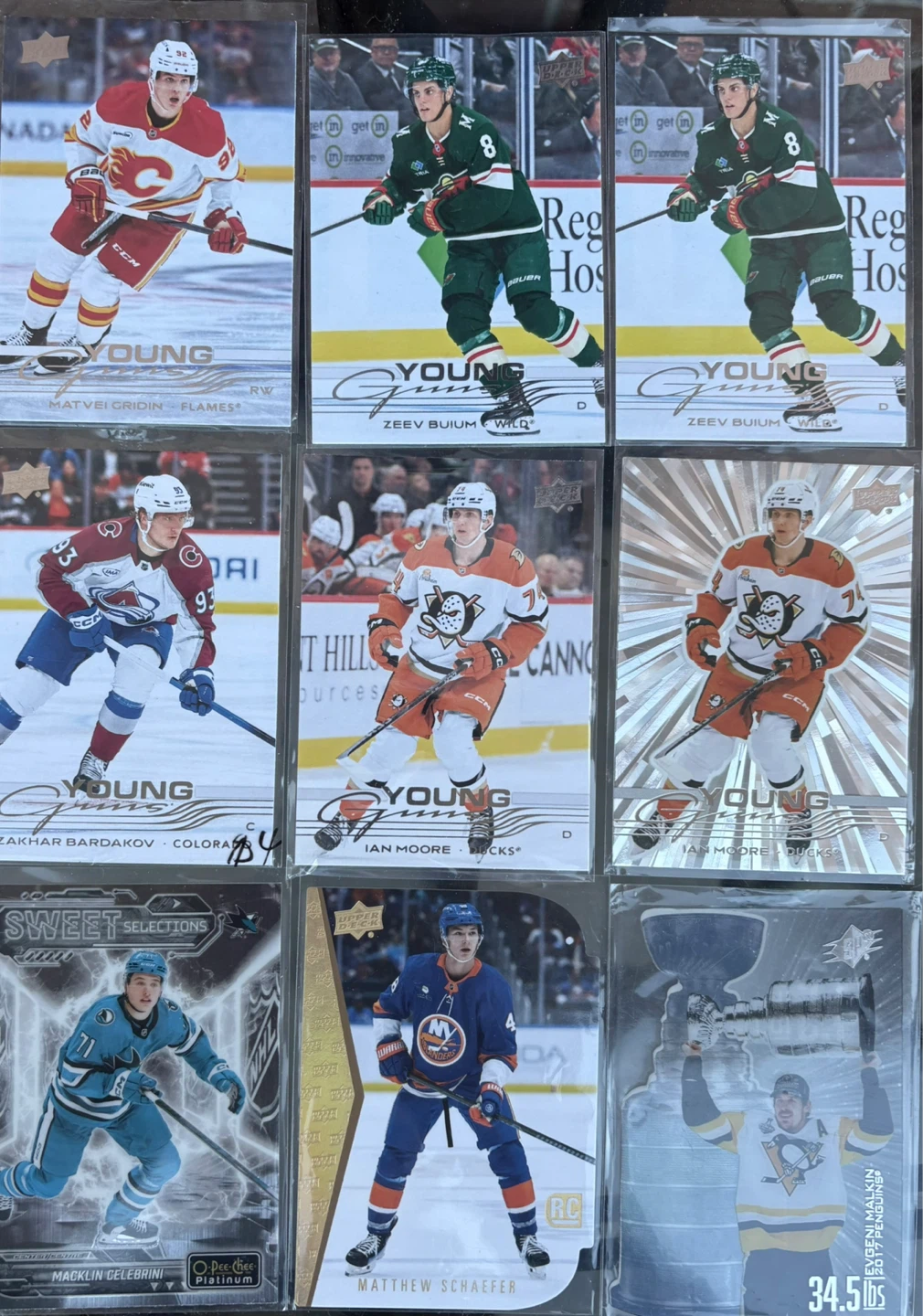 Upper Deck Hockey Cards Various Series & Years