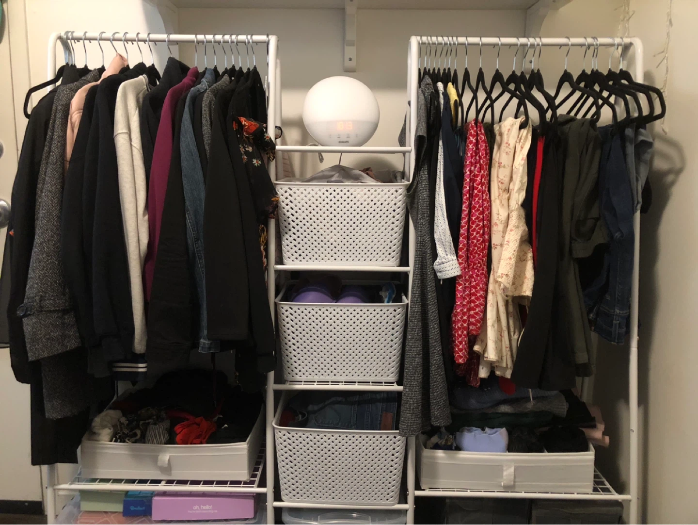 Metal Closet with Shelves