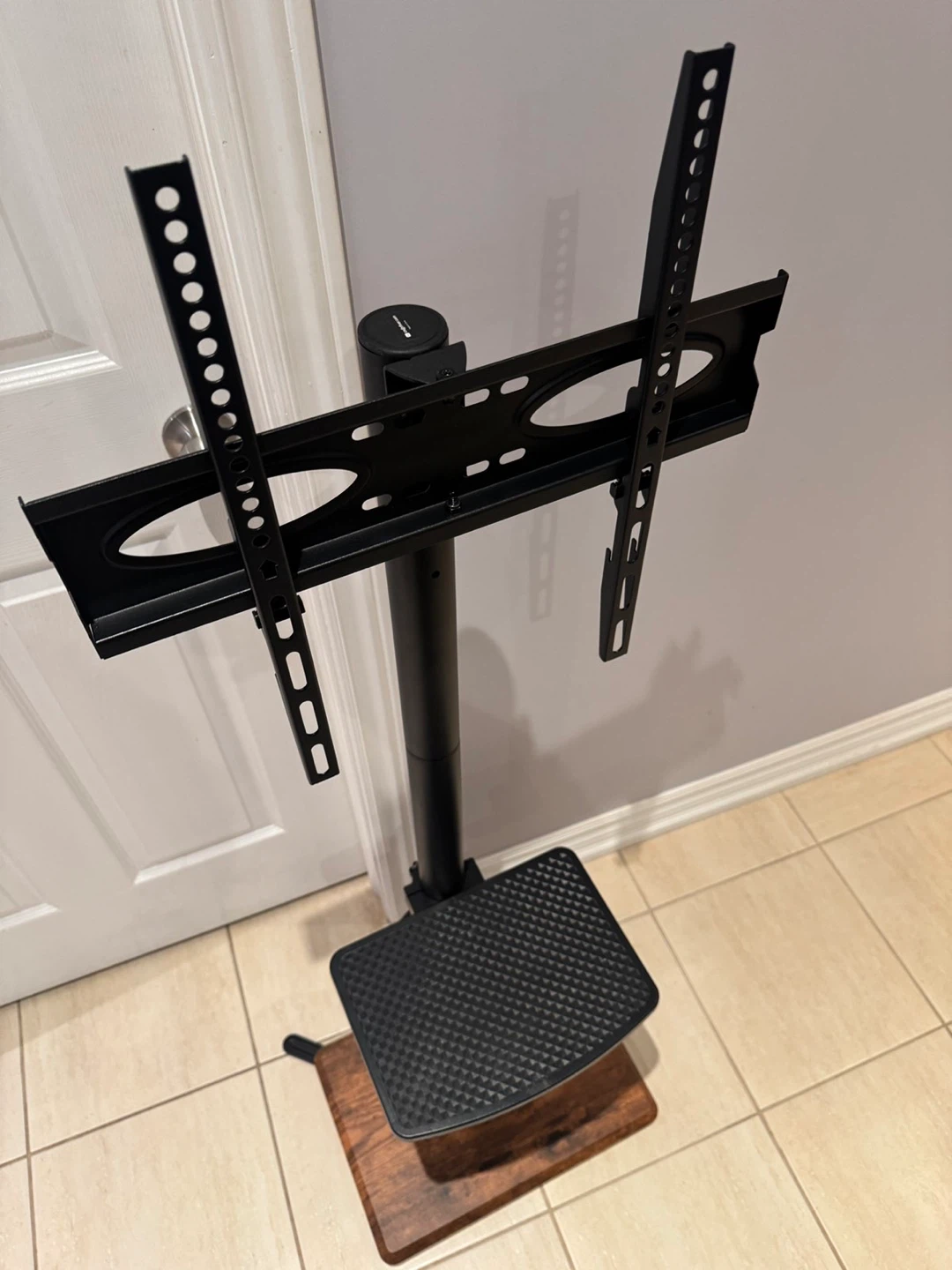 Rolling TV Stand with Shelf and Power Strip - photo 2