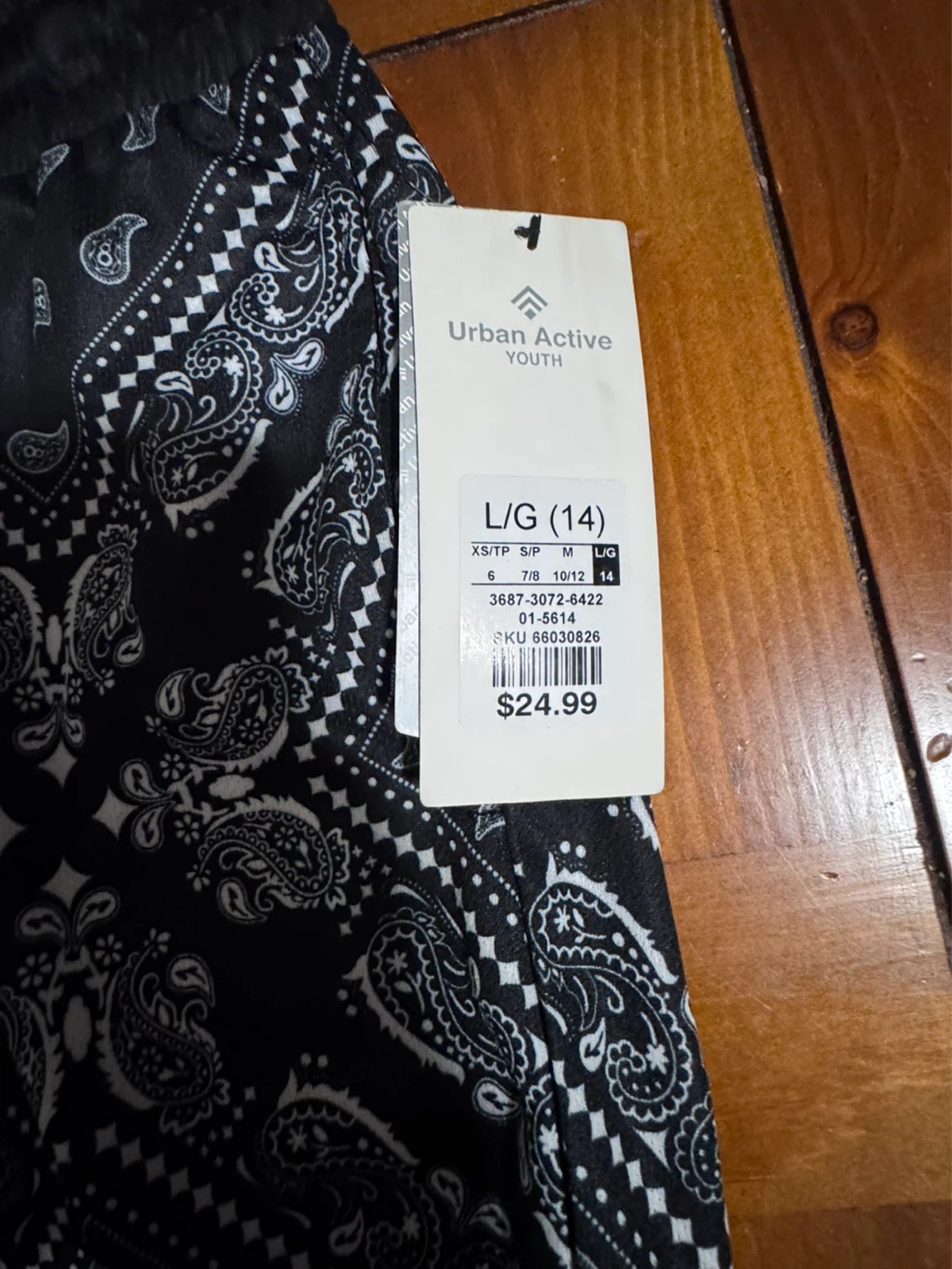 NEW Urban Active  Youth Bandana Print Shorts and Top - photo 2