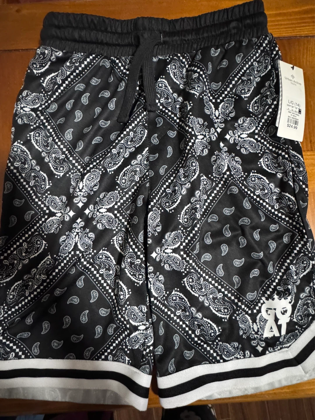 NEW Urban Active  Youth Bandana Print Shorts and Top