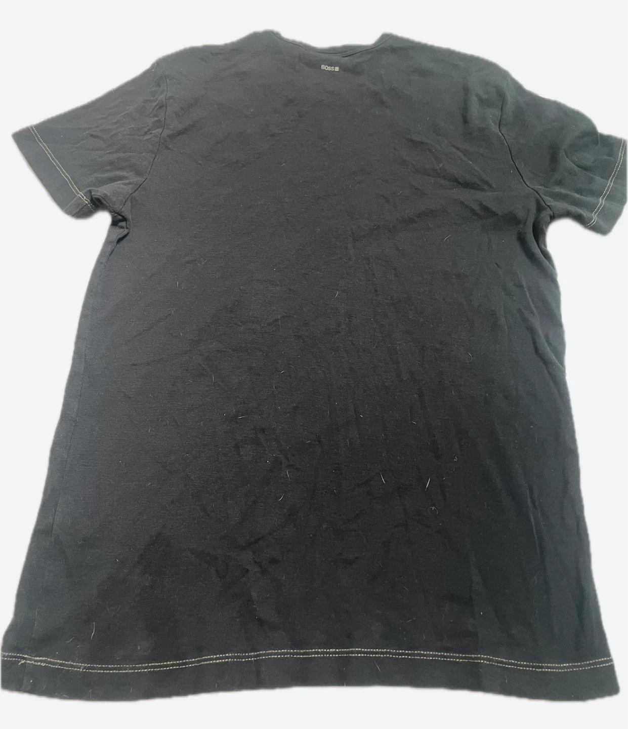 BOSS Black T-Shirt with Skull Graphic - photo 4