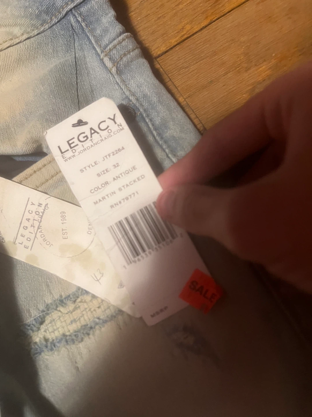 Jordan Craig Martin Stacked Jeans Size 32 - photo 3