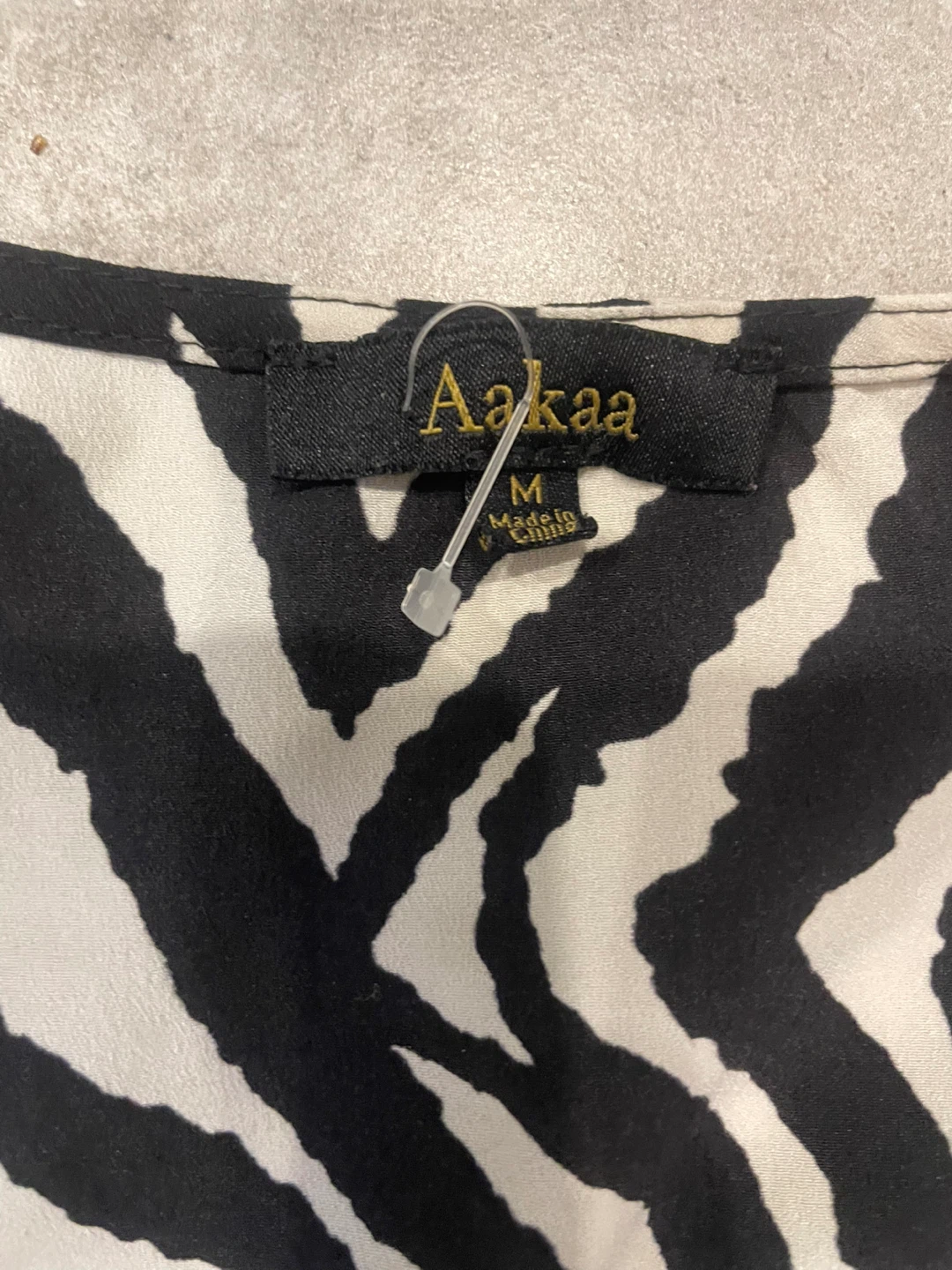 Aakaa Zebra Print Maxi Dress - photo 3