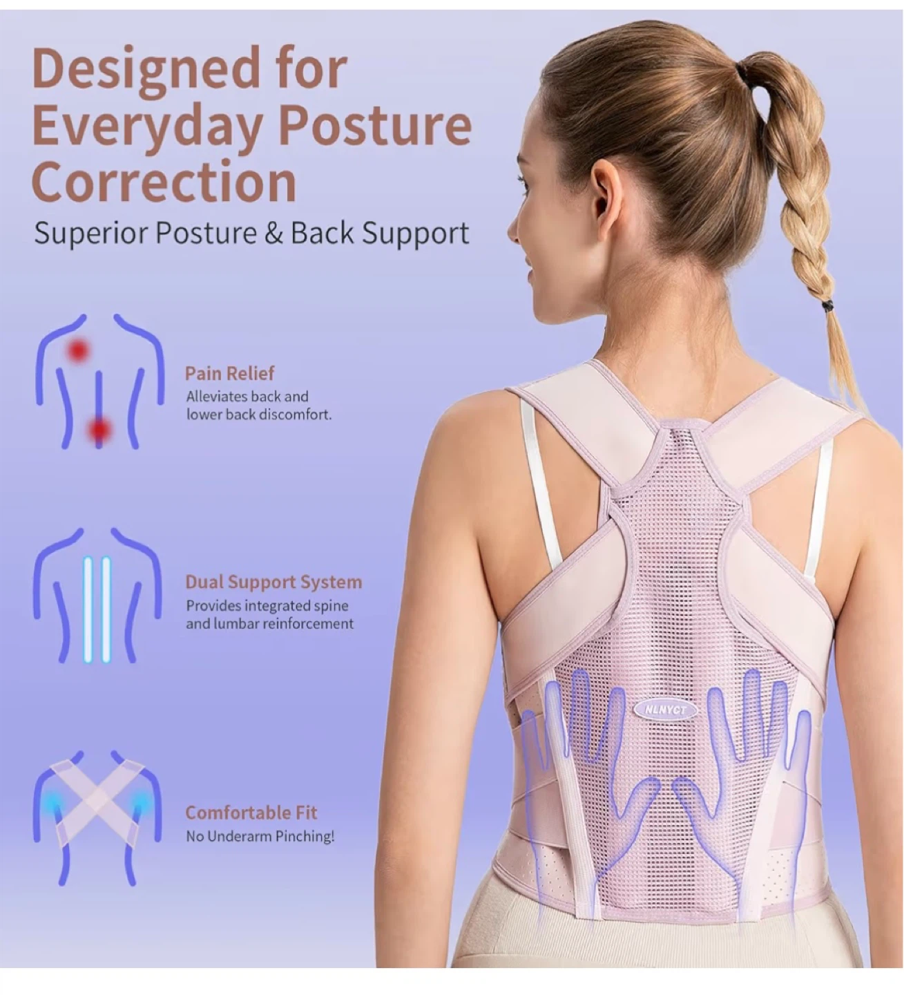 NLNYCT Posture Corrector for Women (M/L) - photo 2