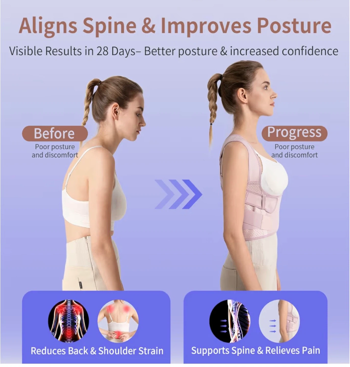 NLNYCT Posture Corrector for Women (M/L) - photo 3