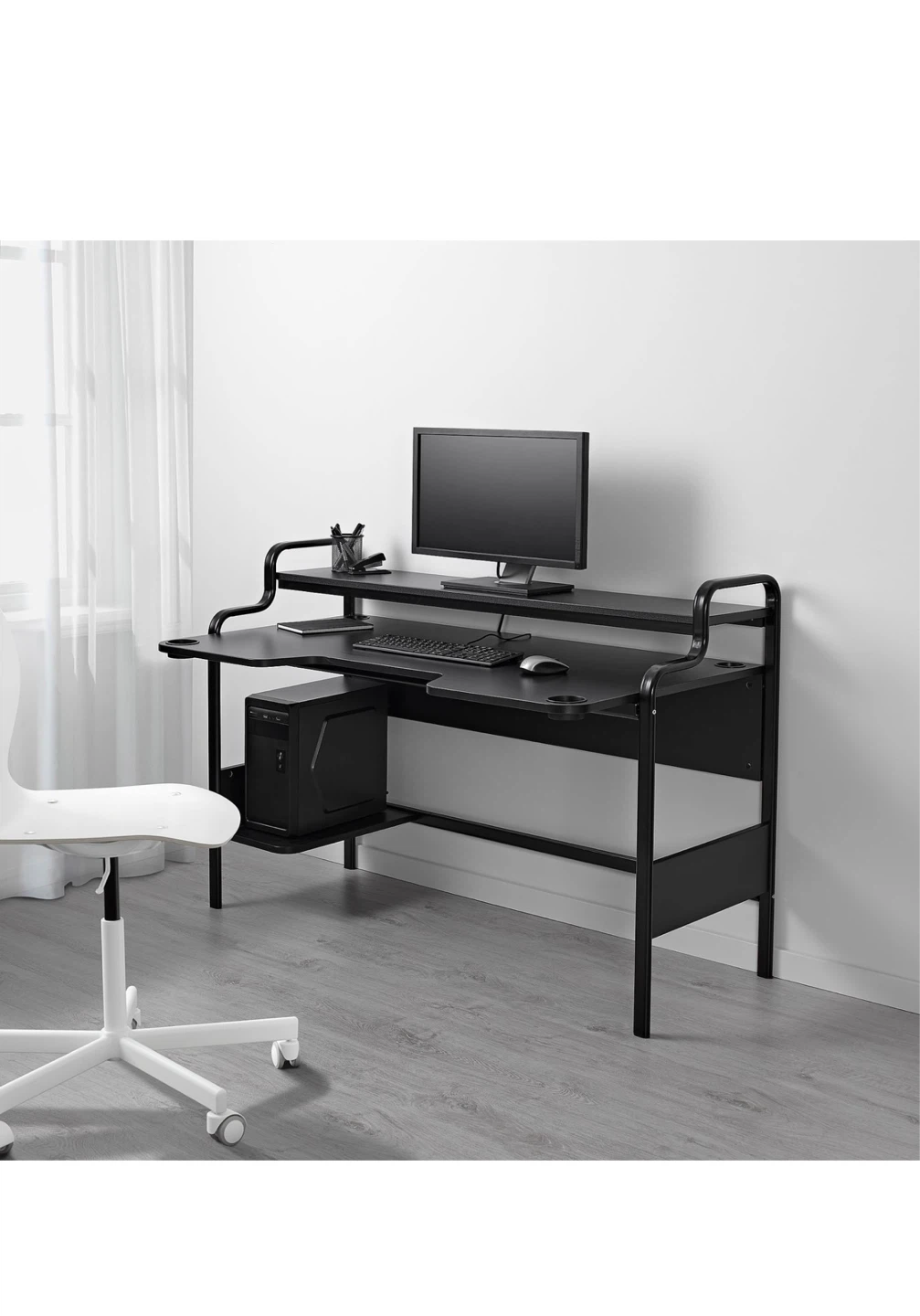 IKEA FREDDE Gaming Desk (Black) - photo 4