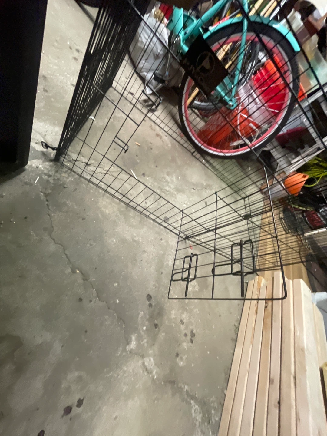 Black Metal Pet Playpen Panels