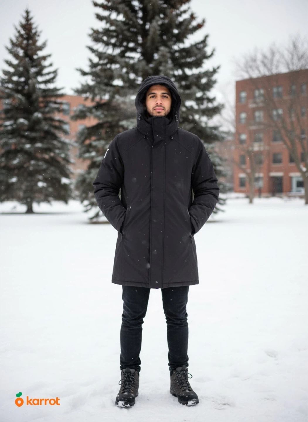 Nobis Black Parka Jacket - photo 2