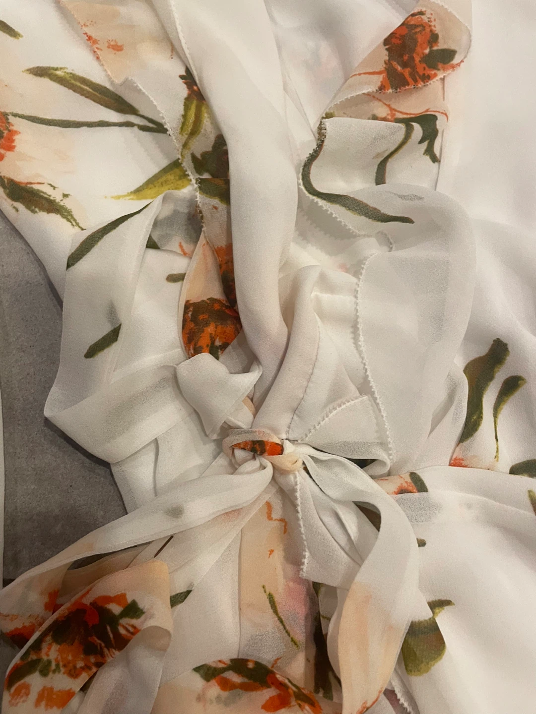 Wilfred Floral Chiffon Wrap Dress - photo 3