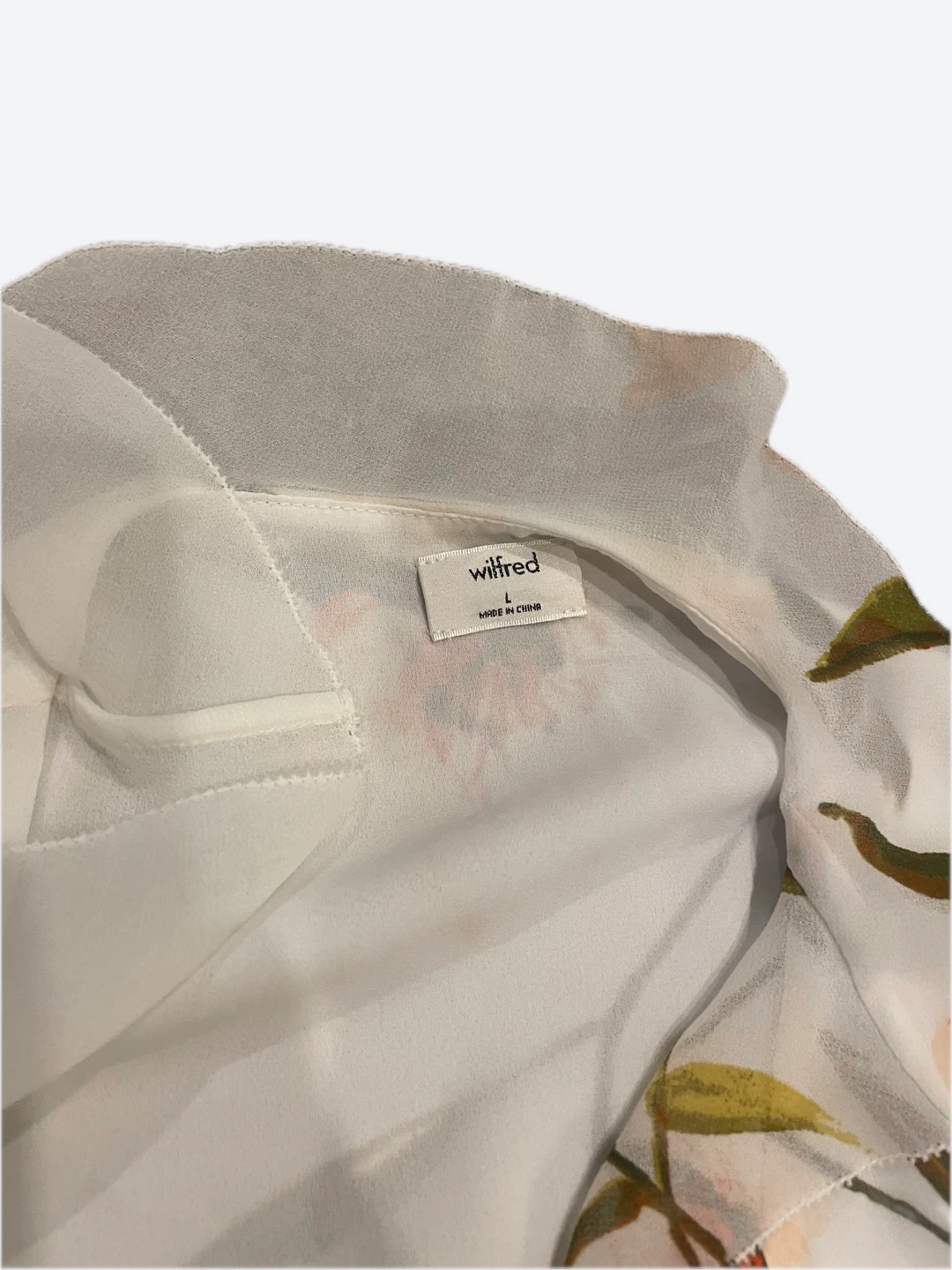 Wilfred Floral Chiffon Wrap Dress - photo 4