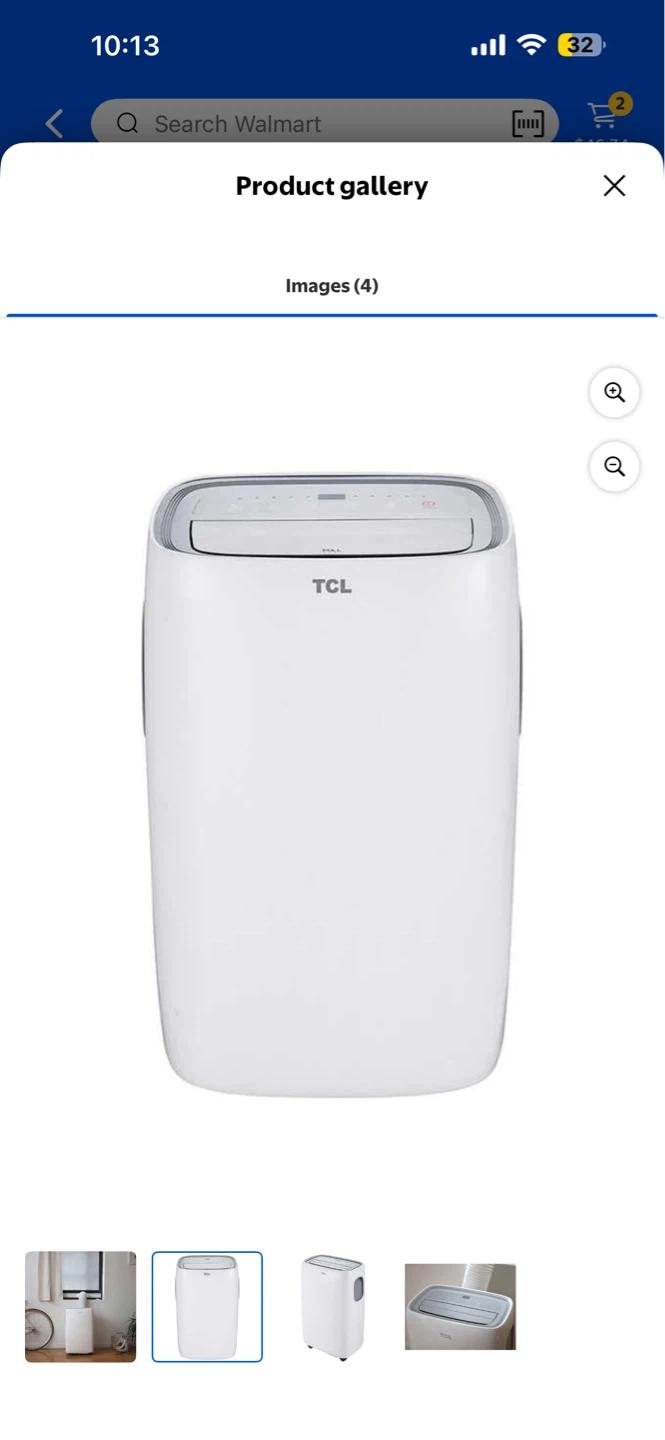 TCL Portable Air Conditioner 10,000 BTU