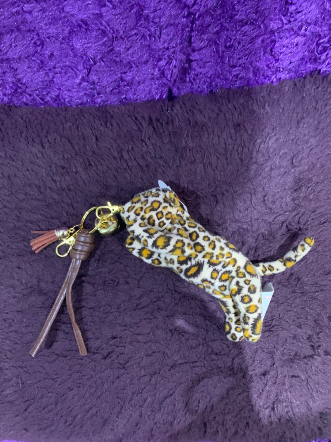 Ty Beanie Babies Leopard Keychain Charm - photo 2