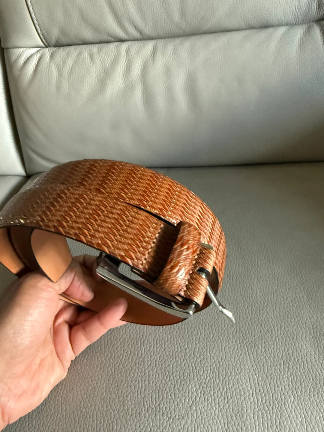 Trafalgar Italian Calfskin Belt – Brand New - photo 5