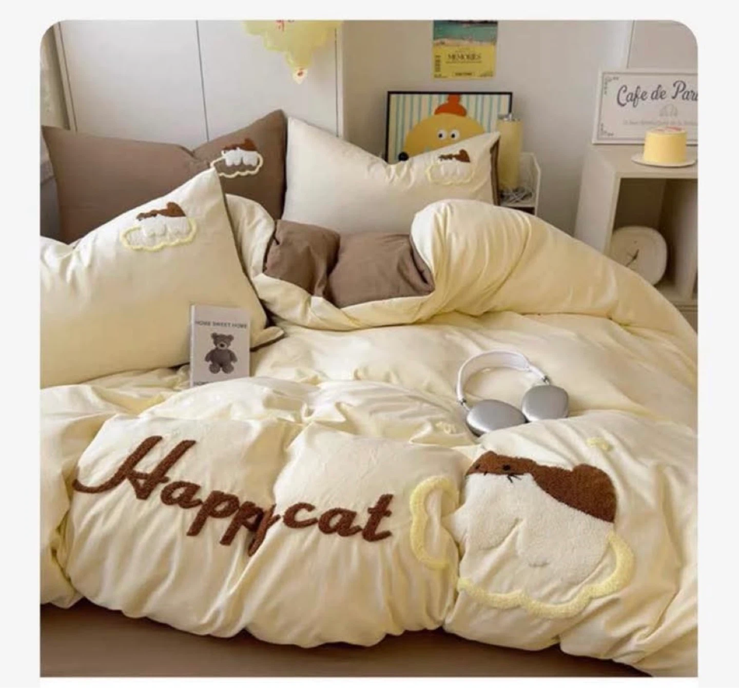Happy Cat bedding set