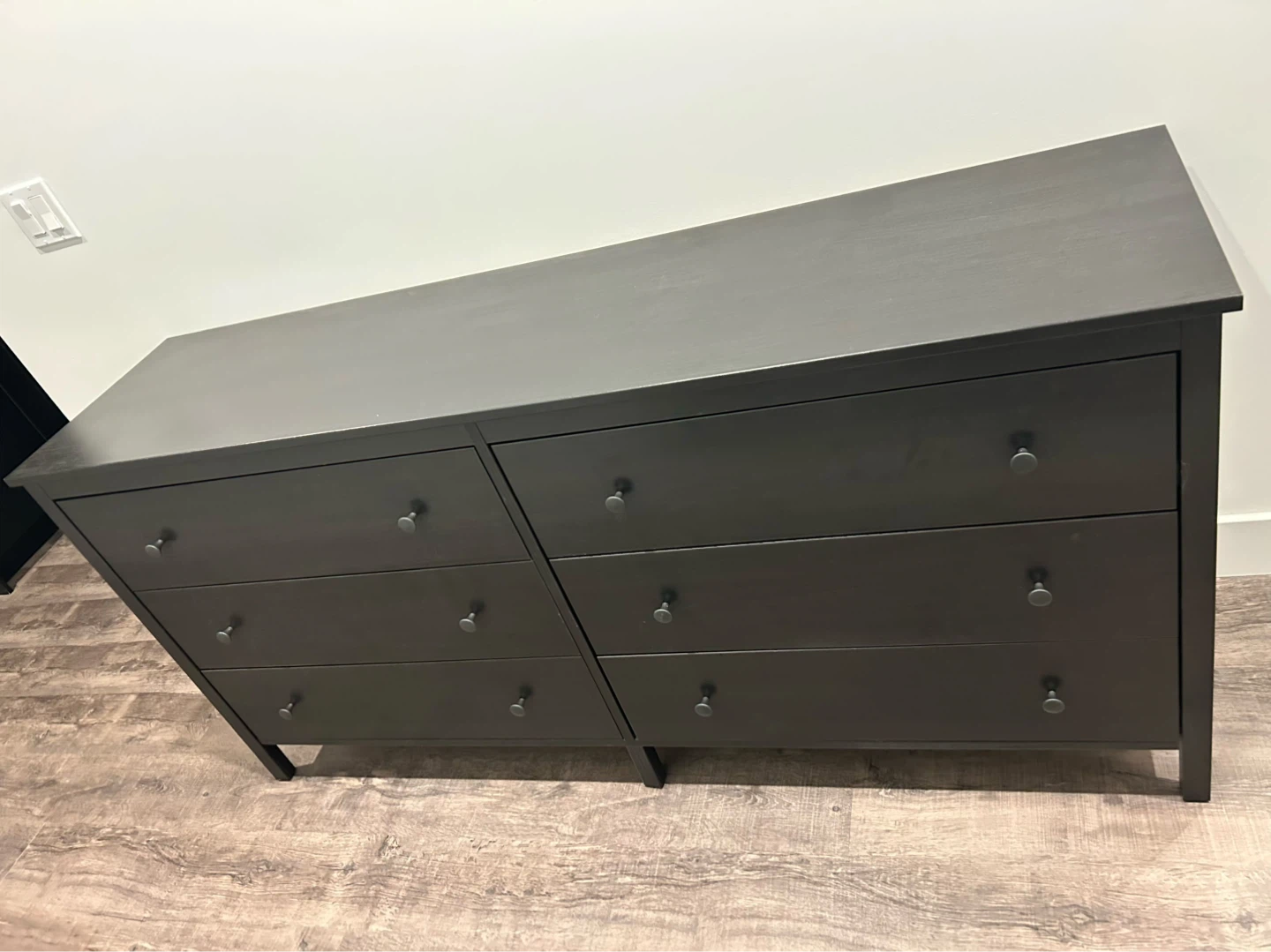 IKEA KOPPANG dresser with 6 drawers black brown