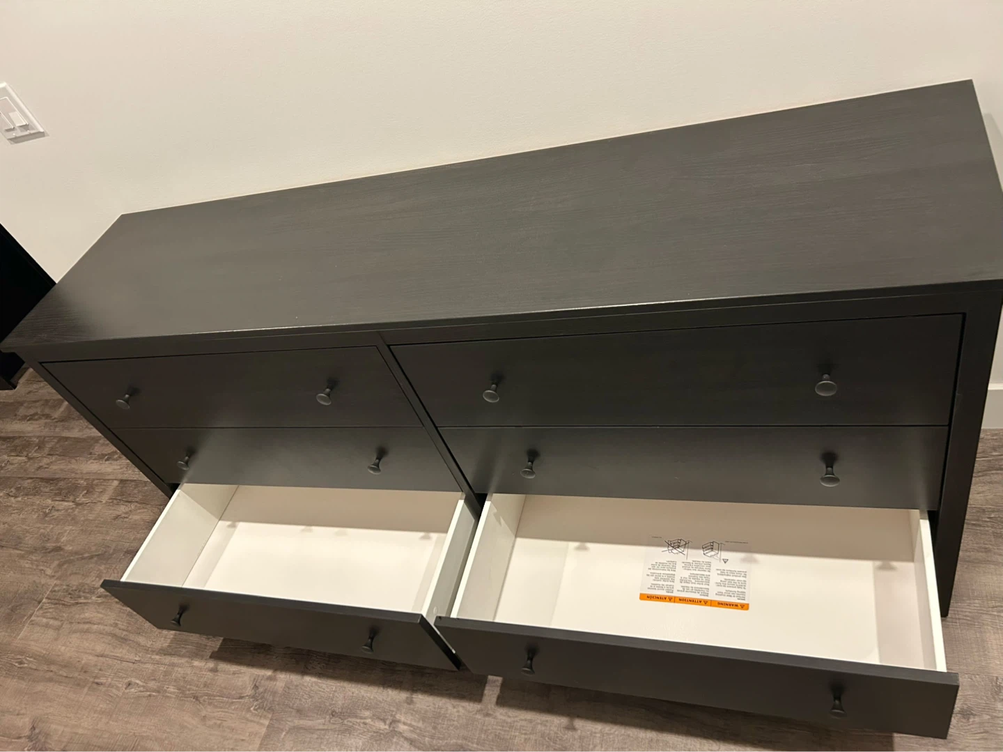 IKEA KOPPANG dresser with 6 drawers black brown - photo 5