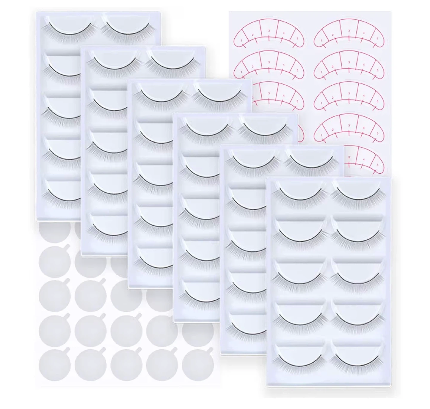 False Eyelashes and Perming Shields Kit