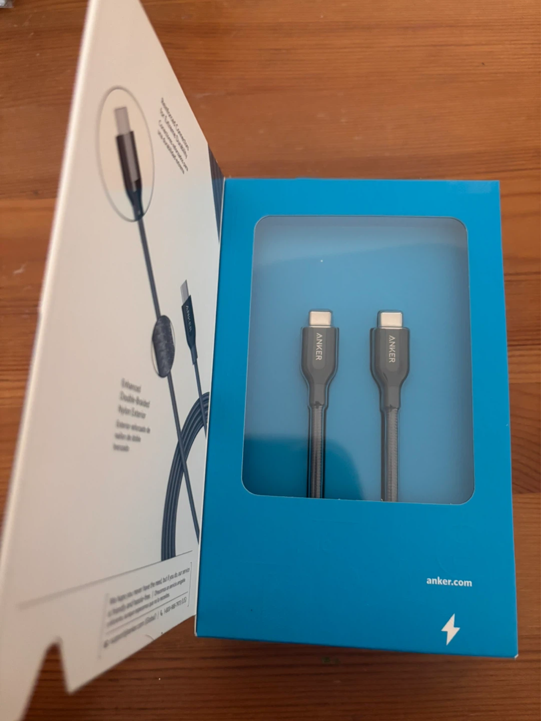Brand new Anker 6ft USB-C cable with case - photo 3