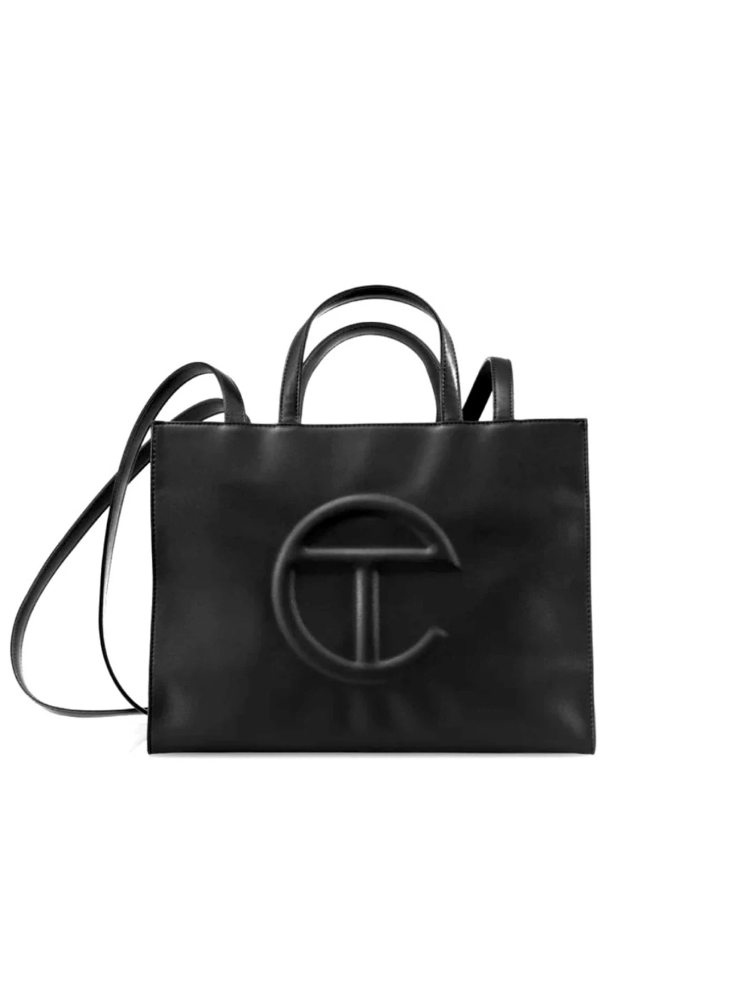Telfar Black Shopping Bag