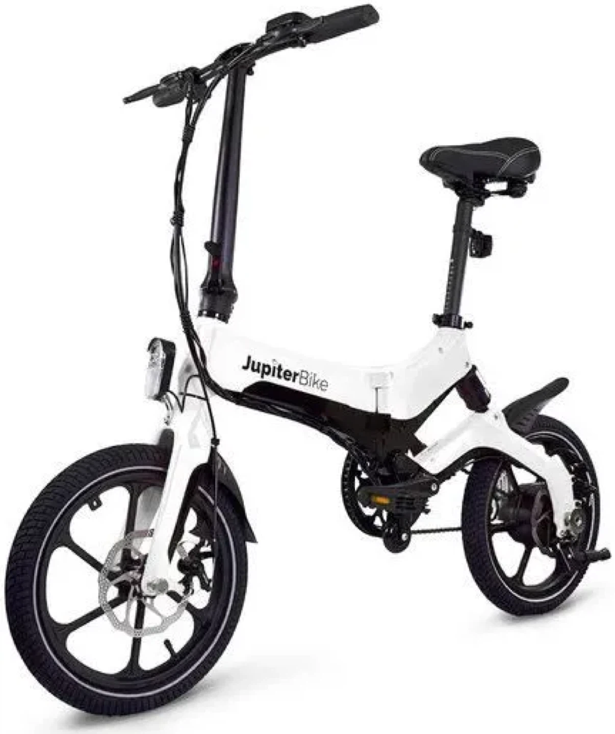 JupiterBike Electric Folding Bike - White