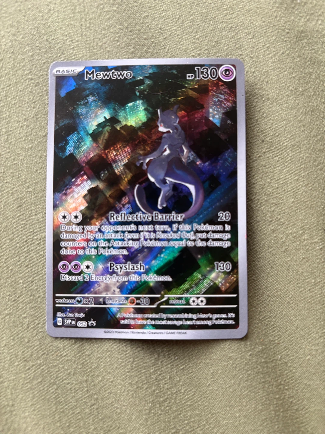 Pokemon Mewtwo Card - photo 4