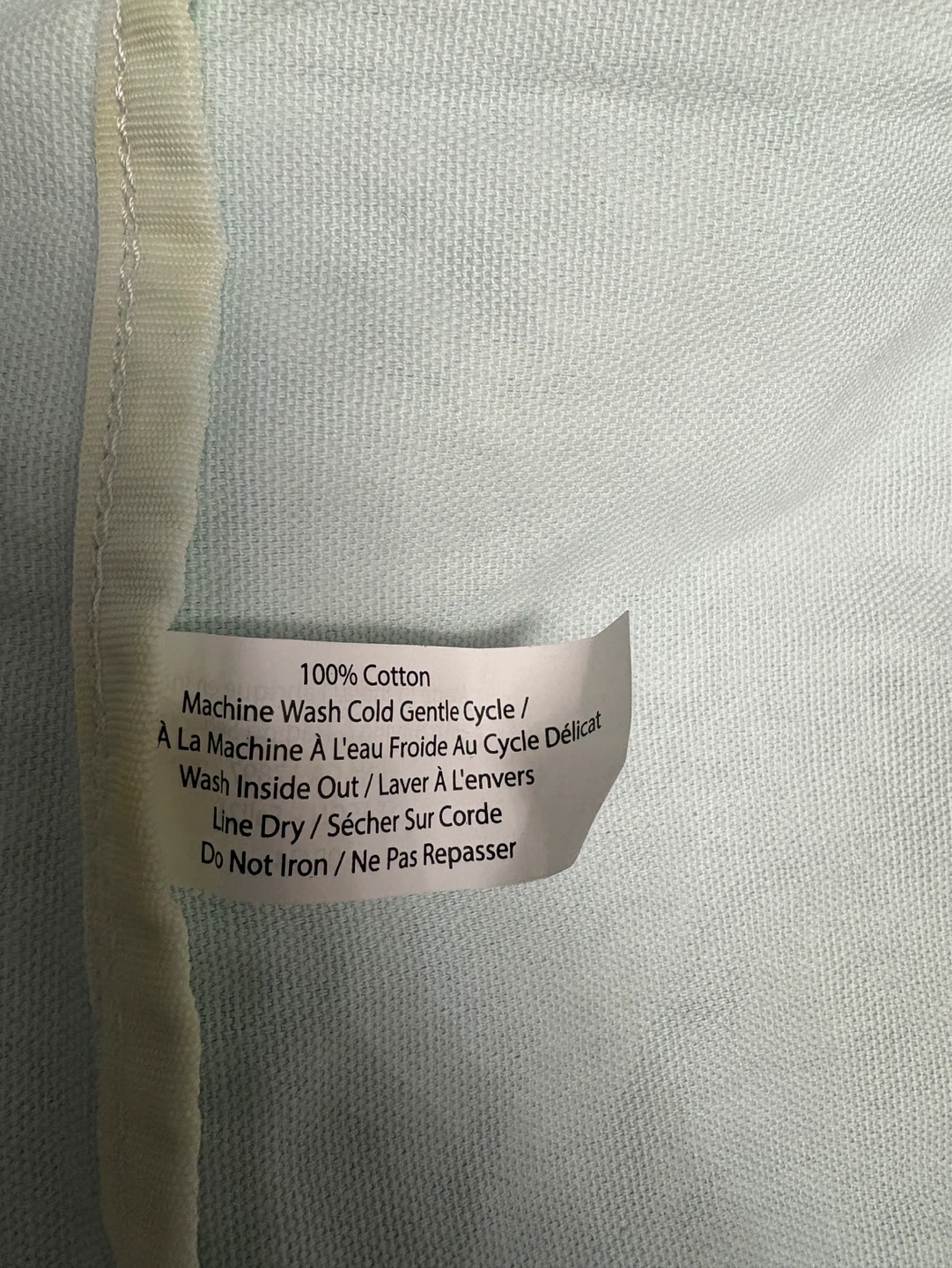 Athleta Large Blue and White Ombré Cotton Tote Bag - photo 3