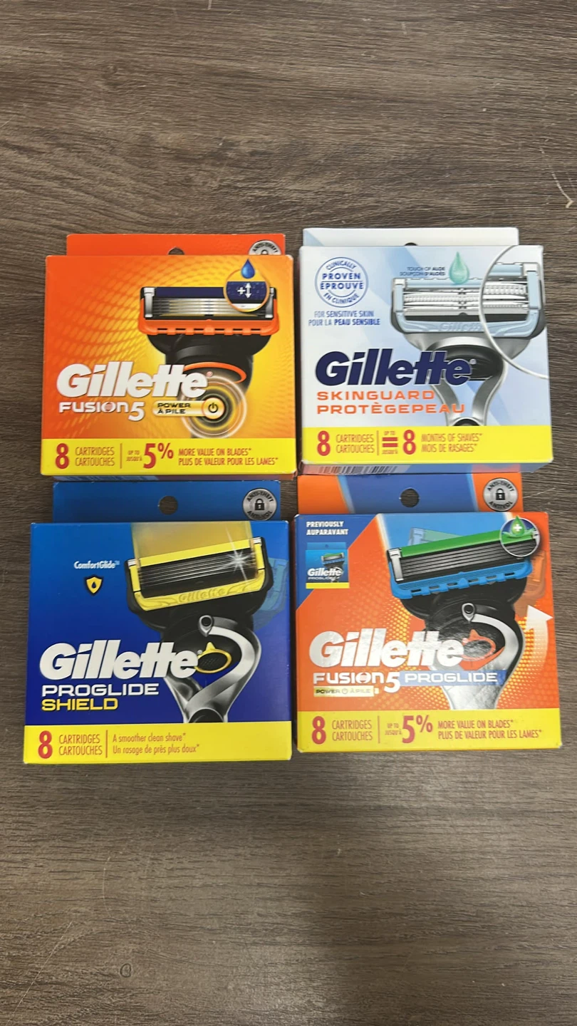 Gillette Razor 8 Cartridge Bundle - 2 for $50