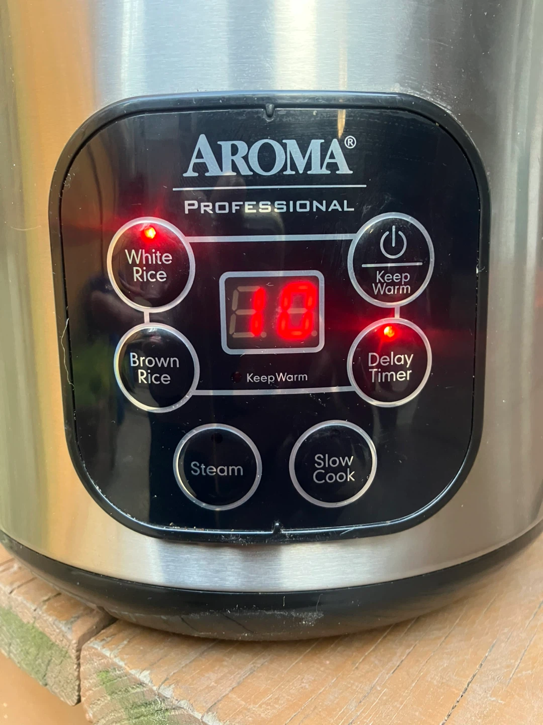Aroma Programmable 8 Cup Rice Cooker - Works Great - photo 2