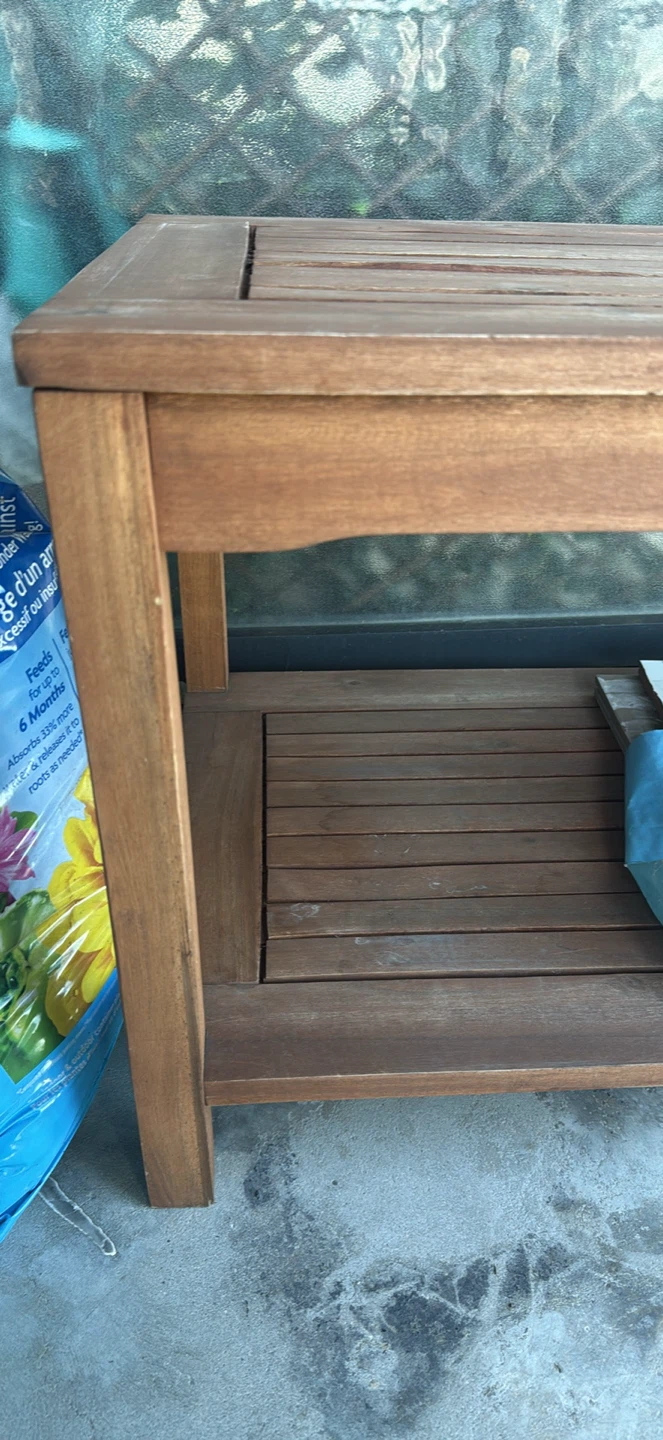 Wooden Coffee Table outdoor - photo 2