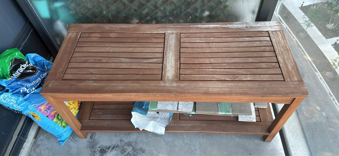 Wooden Coffee Table outdoor