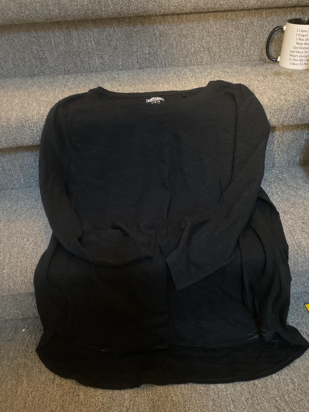 Kirkland Signature Black Long Sleeve Shirt L/G - photo 2
