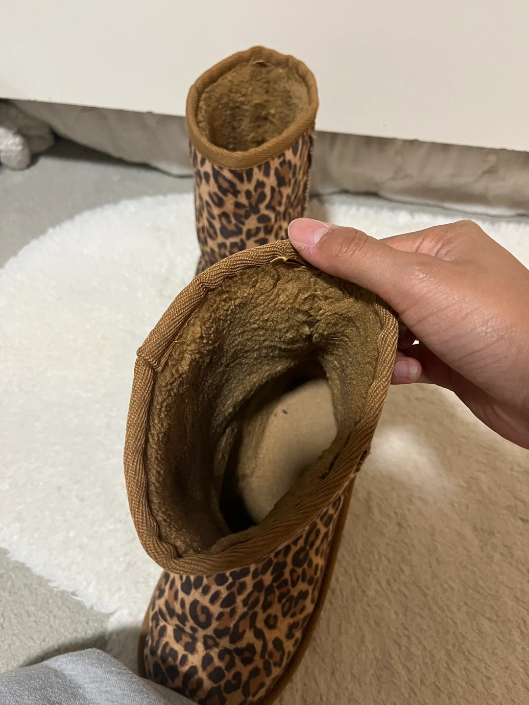 Leopard print booties - US4 - photo 4