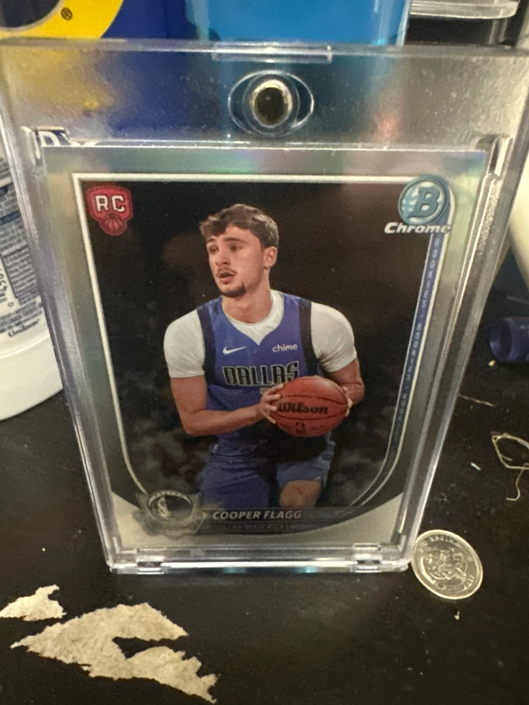 Bowman Chrome Cooper Flagg RC Basketball Card